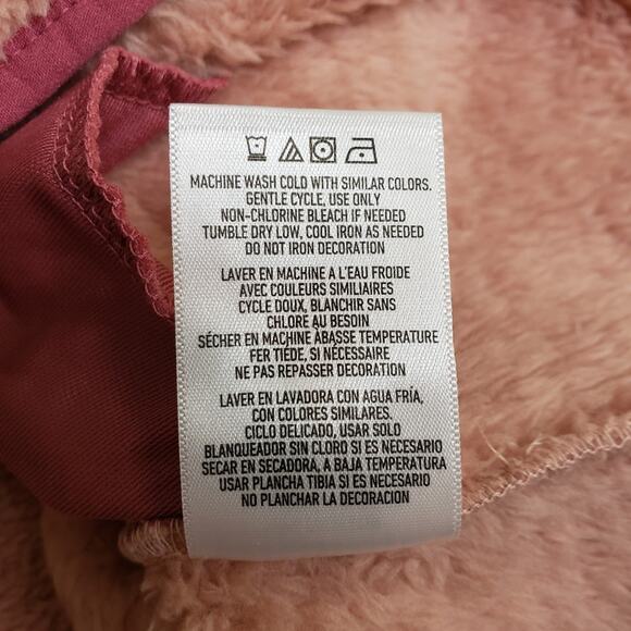 Spyder Womens L Cozy Quarter Snap Pullover in Misty Rose NEW - Picture 12 of 12